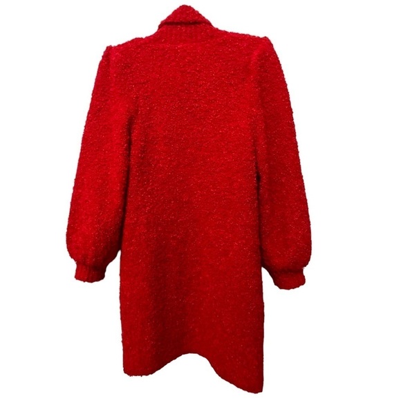 Women’s Beautiful Red Vintage Cardigan Sweater Size Small - Picture 7 of 8